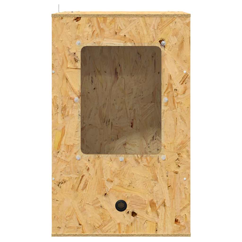 vidaXL Terrarium Brązowy 50 x 50 x 80 cm OSB