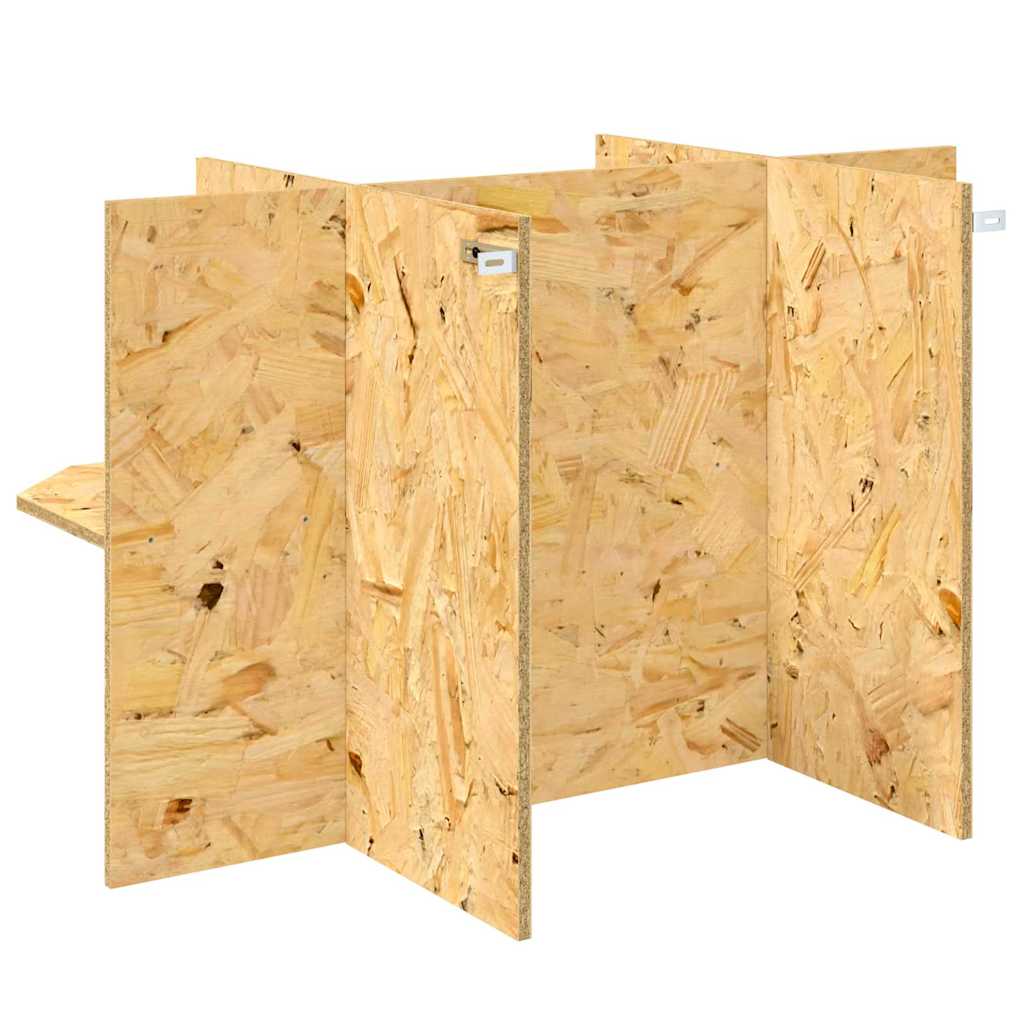 vidaXL Podstawa Terrarium Brązowy 80 x 50 x 50 cm OSB