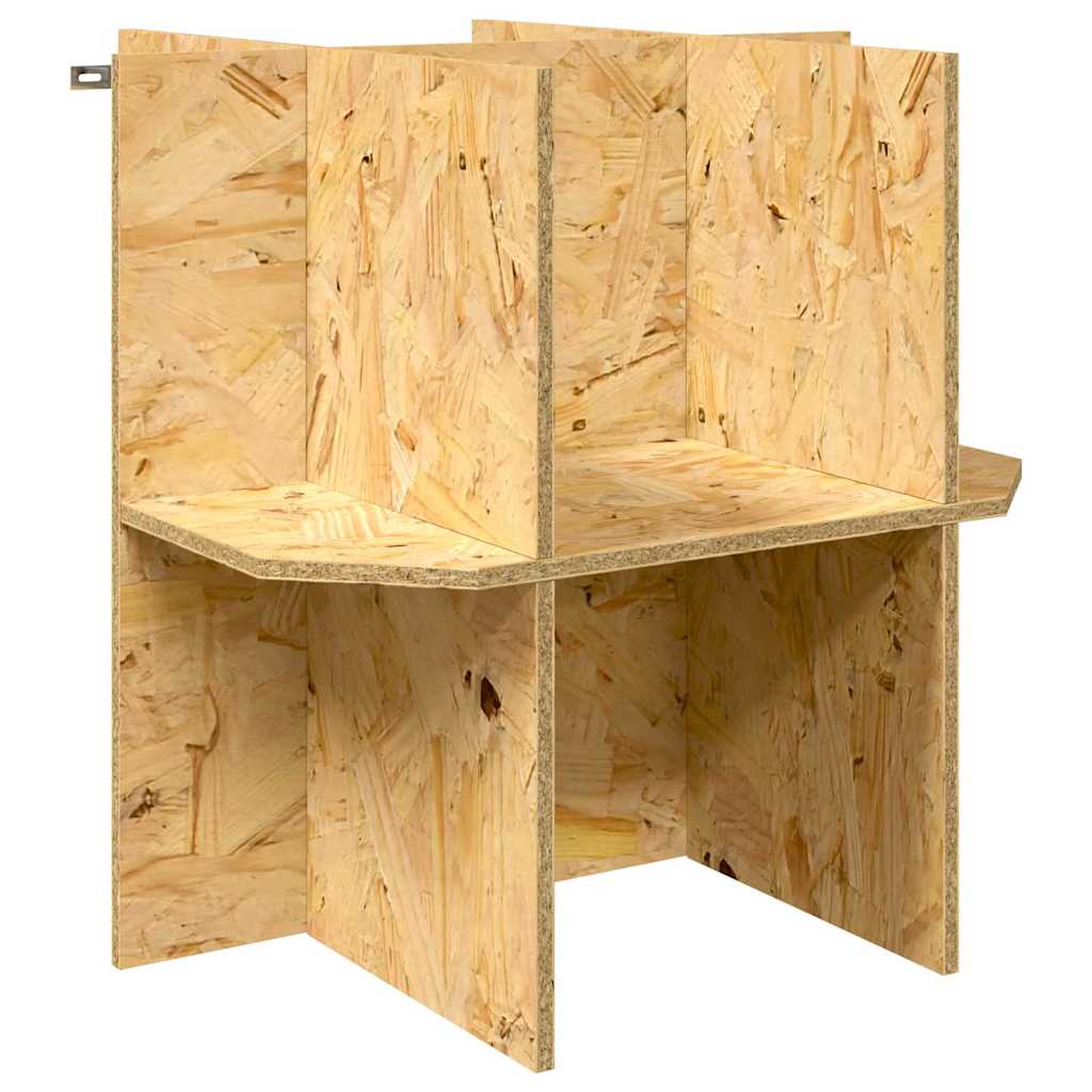 vidaXL Podstawa Terrarium Brązowy 50 x 50 x 50 cm OSB