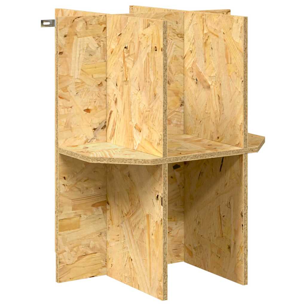vidaXL Podstawa Terrarium z półką Brązowy 40 x 40 x 50 cm OSB