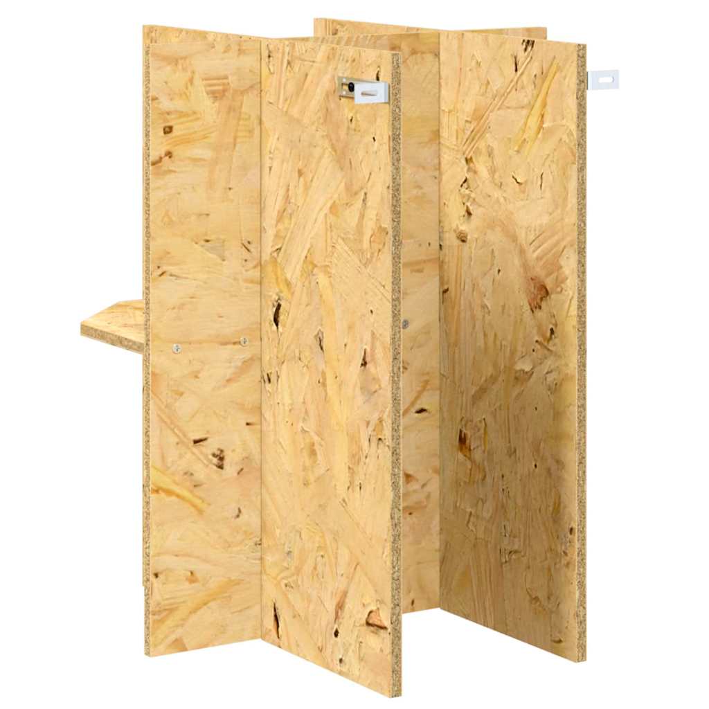 vidaXL Podstawa Terrarium z półką Brązowy 40 x 40 x 50 cm OSB