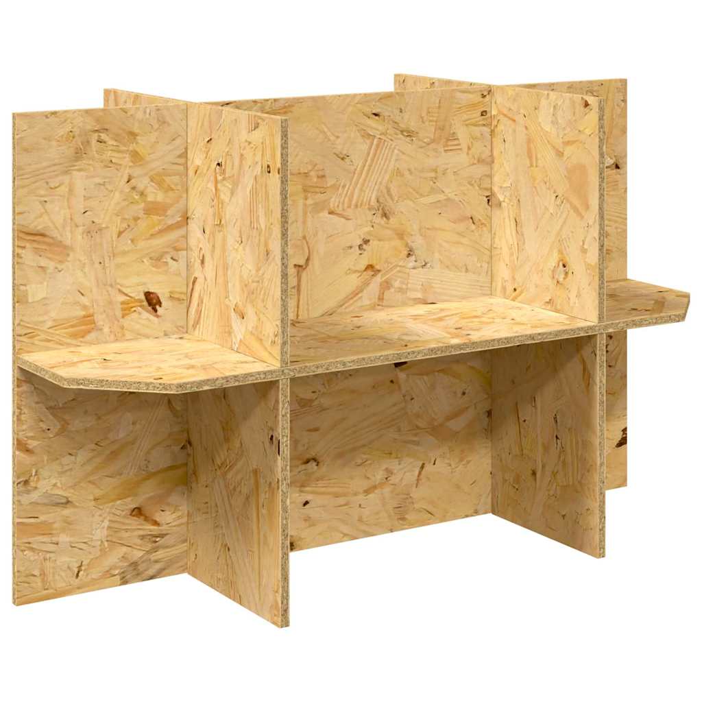 vidaXL Podstawa Terrarium z półką Brązowy 80 x 40 x 50 cm OSB