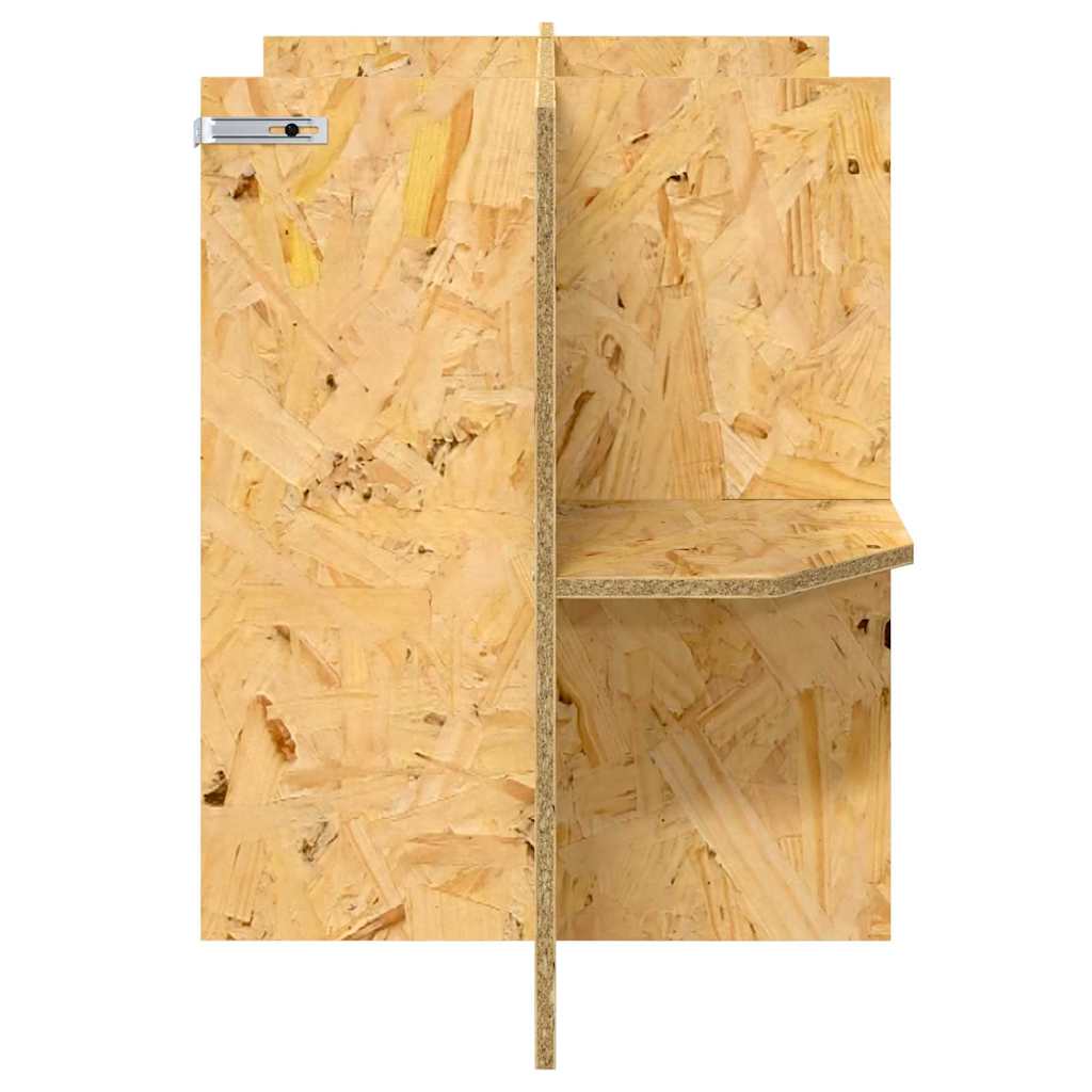 vidaXL Podstawa Terrarium z półką Brązowy 80 x 40 x 50 cm OSB