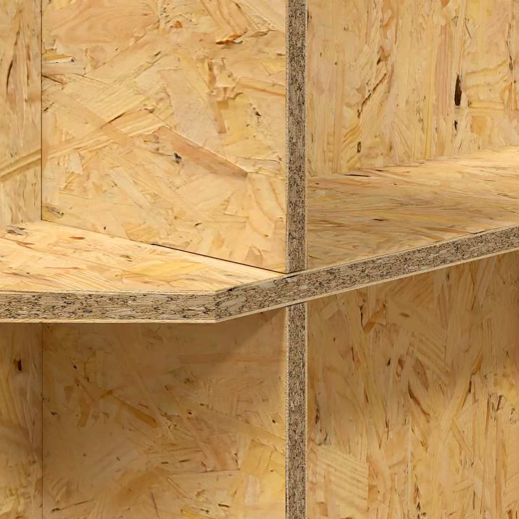 vidaXL Podstawa Terrarium z półką Brązowy 60 x 30 x 50 cm OSB