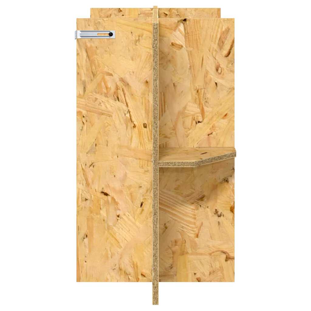 vidaXL Podstawa Terrarium z półką Brązowy 60 x 30 x 50 cm OSB
