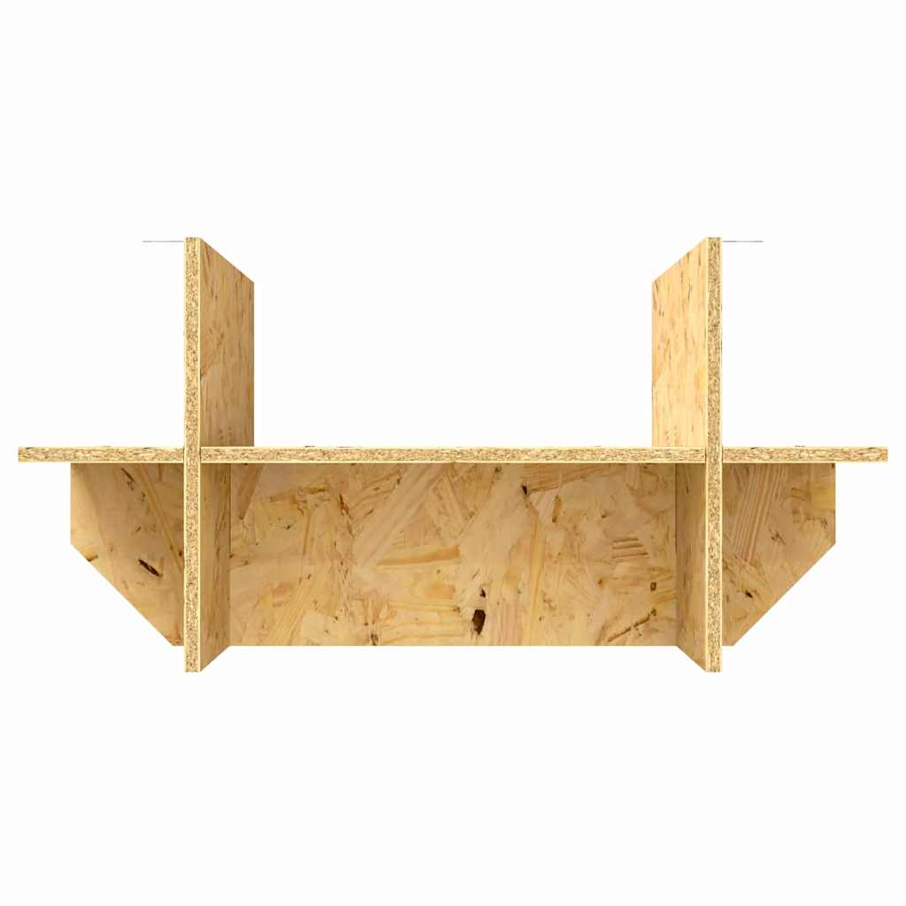 vidaXL Podstawa Terrarium z półką Brązowy 60 x 30 x 50 cm OSB