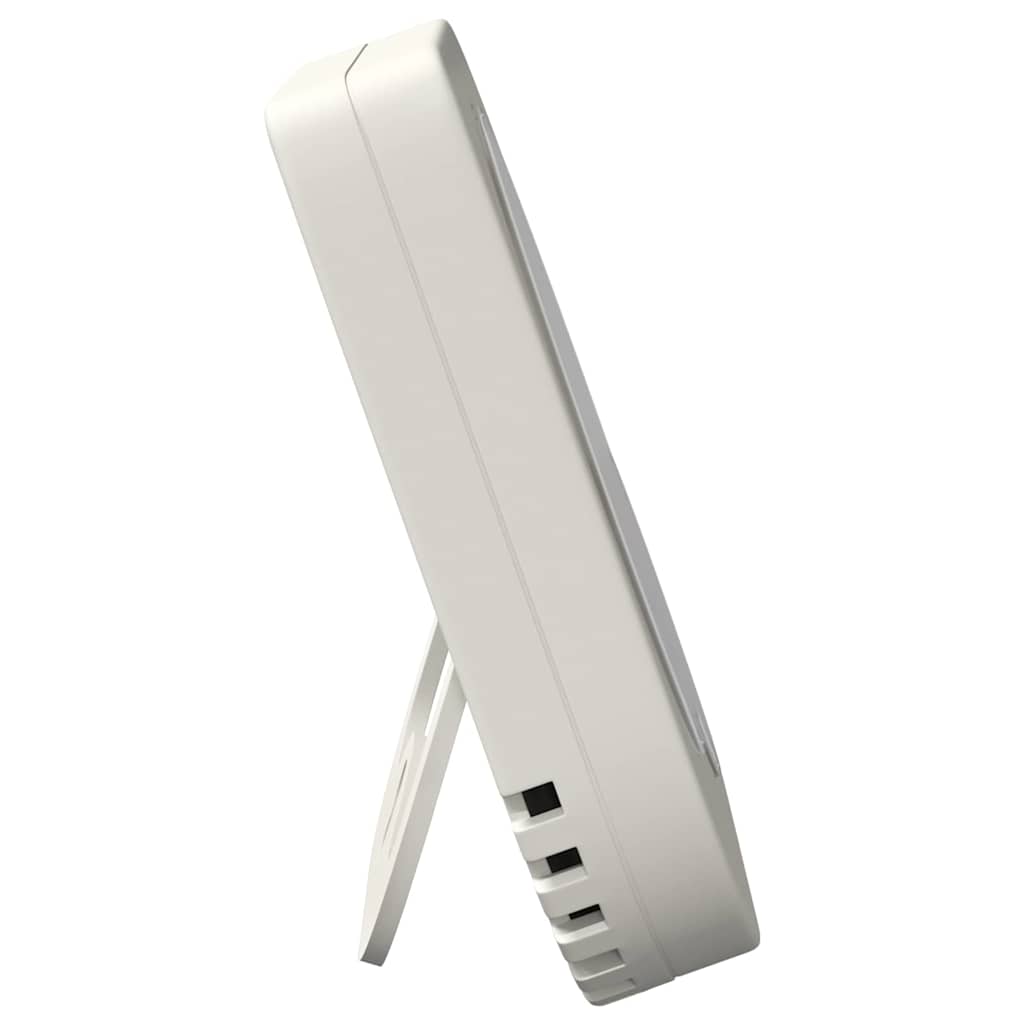 vidaXL Higrometr Termiczny Biały 7,5 x 7,5 x 1,2 cm ABS