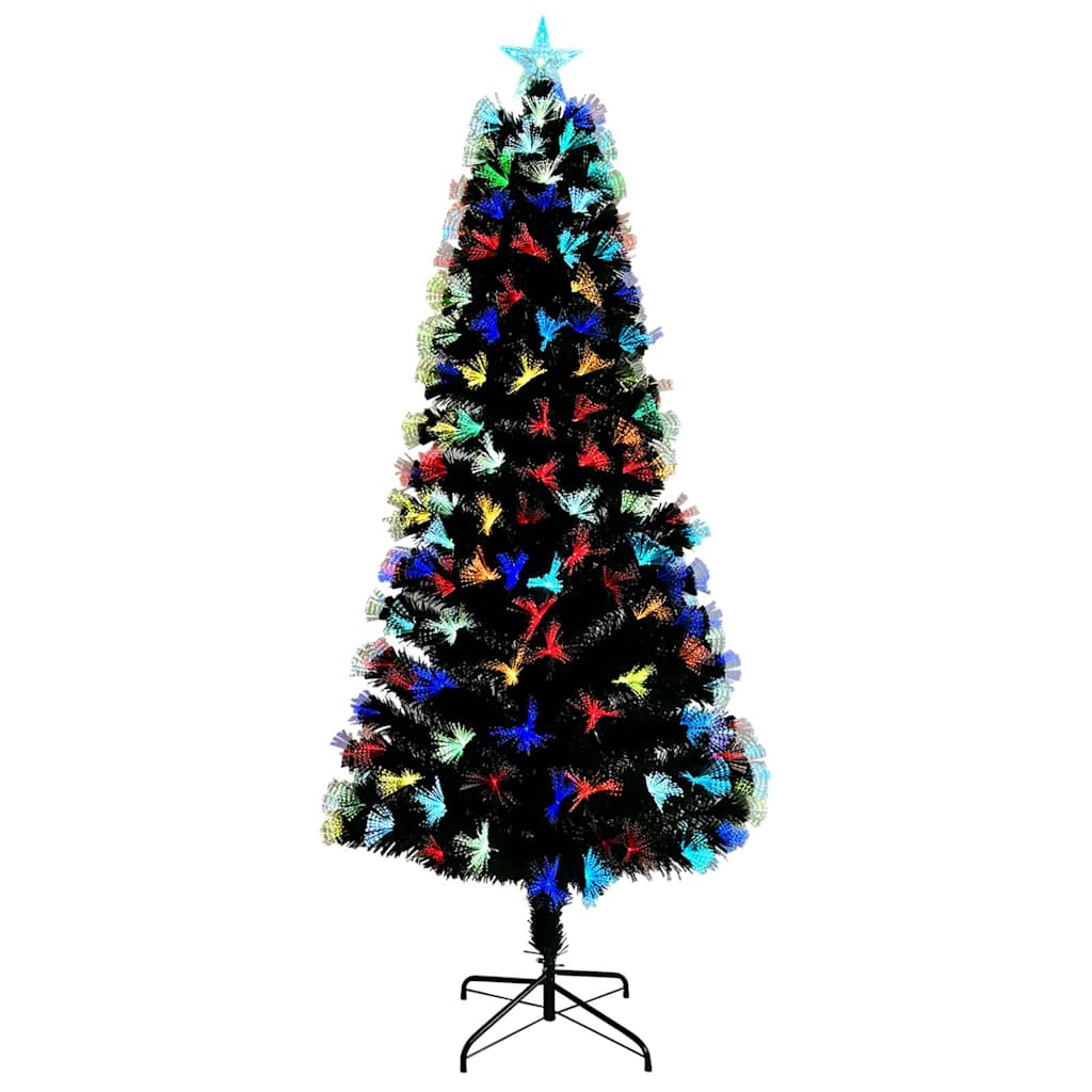 vidaXL Sztuczna choinka z 250 diodami LED Zielony 210 cm PVC