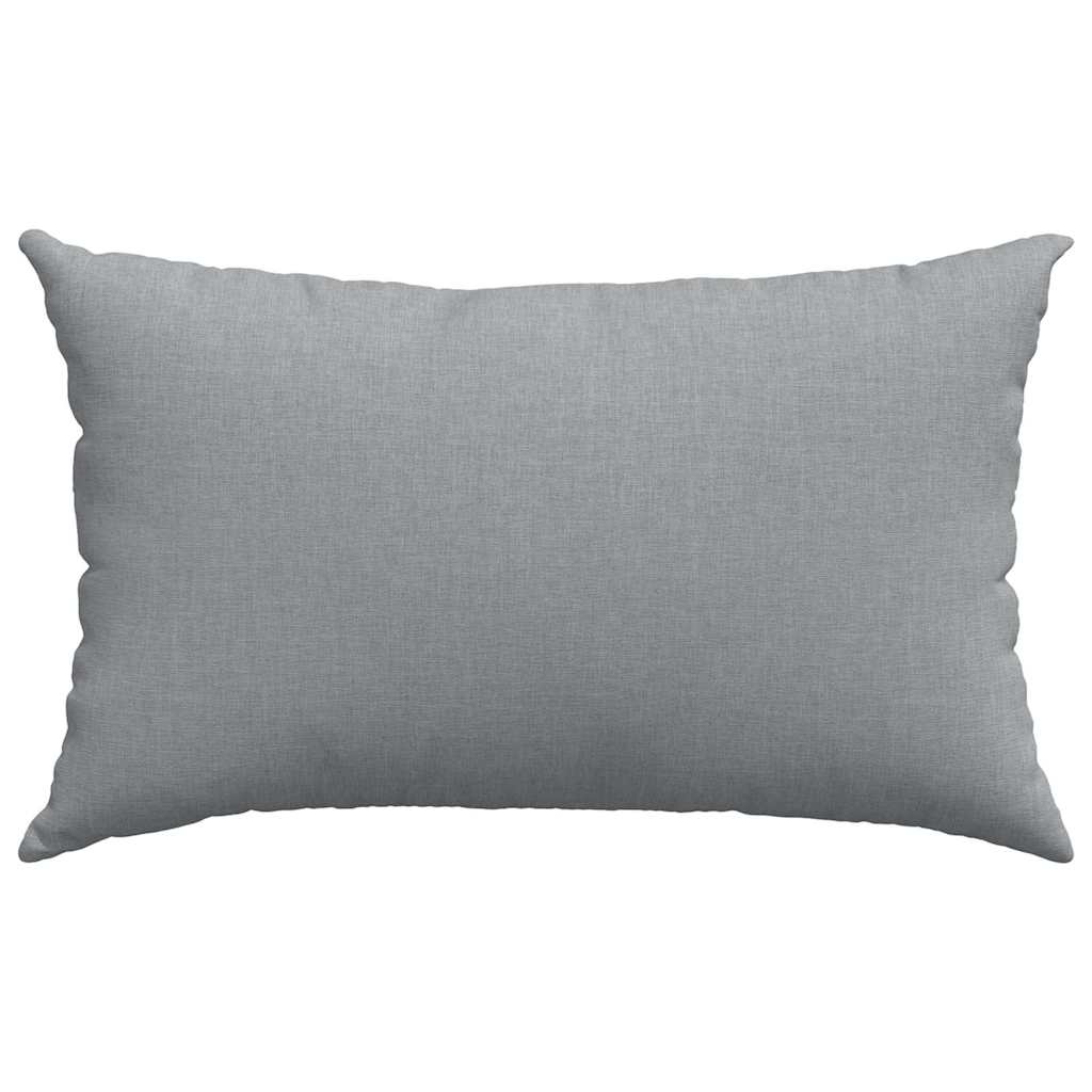 vidaXL Poduszki na sofę 2 pcs Jasnoszary 50 x 30 cm tkanina