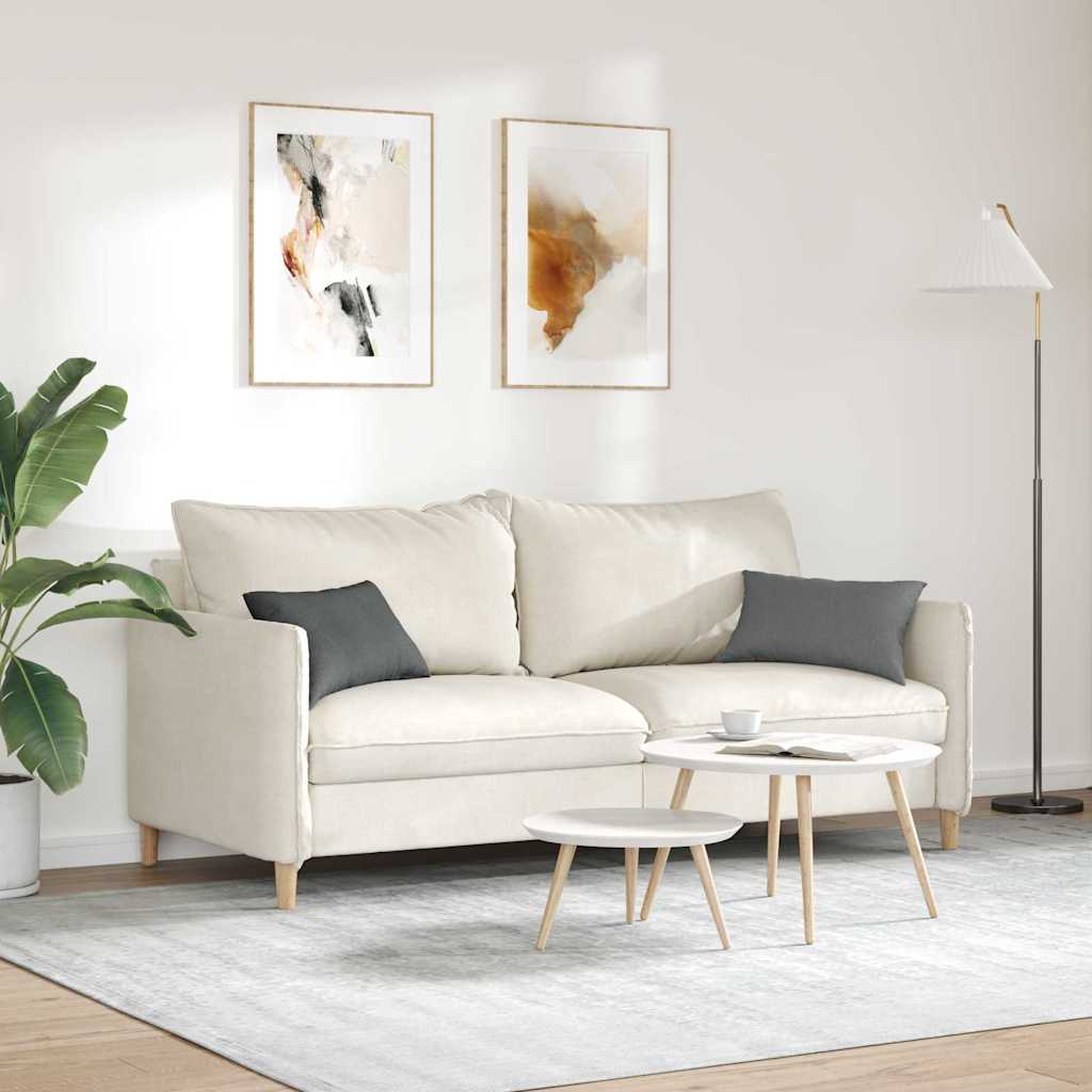 vidaXL Poduszki na sofę 2 pcs Ciemnoszary 50 x 30 cm tkanina