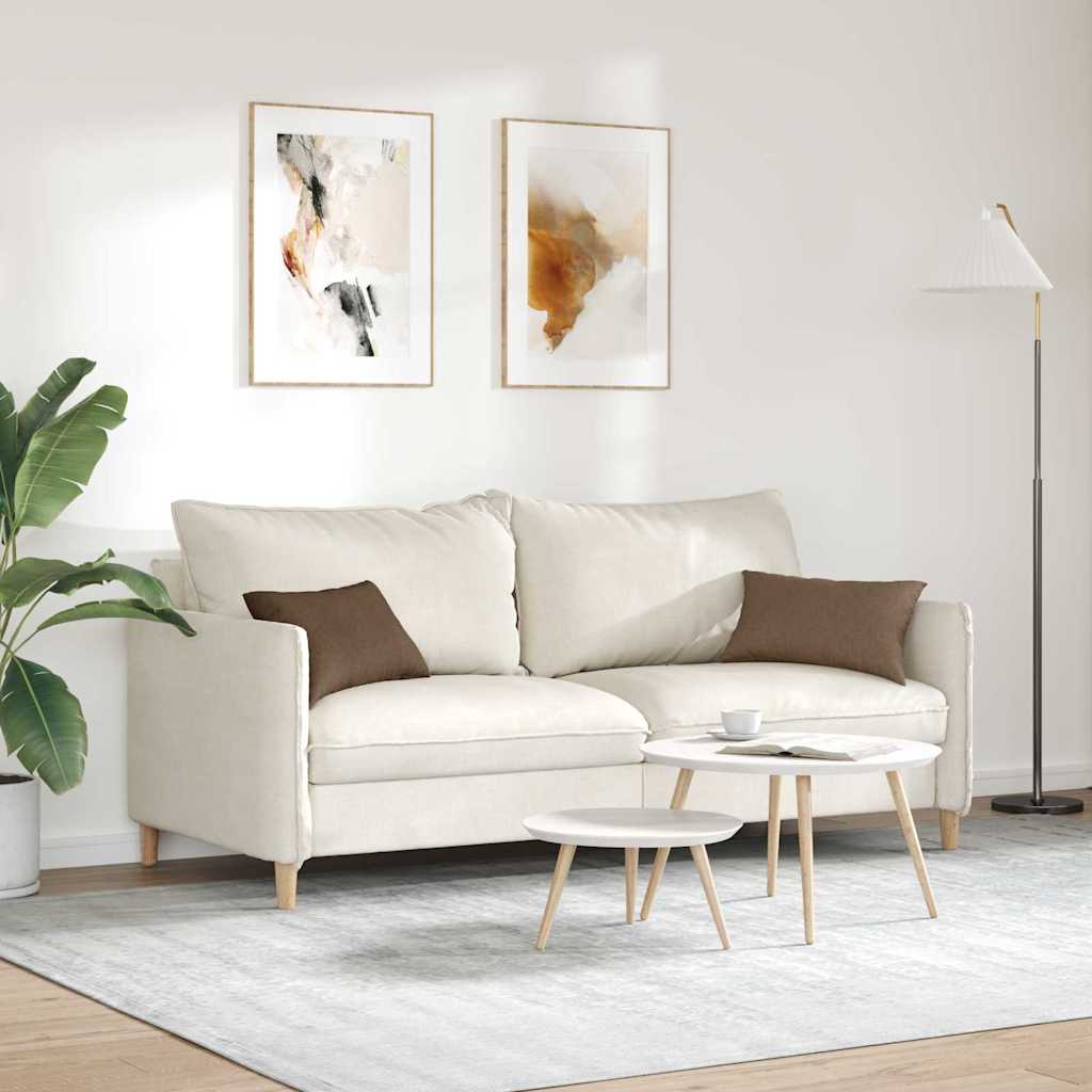 vidaXL Poduszki na sofę 2 pcs Brązowy 50 x 30 cm tkanina