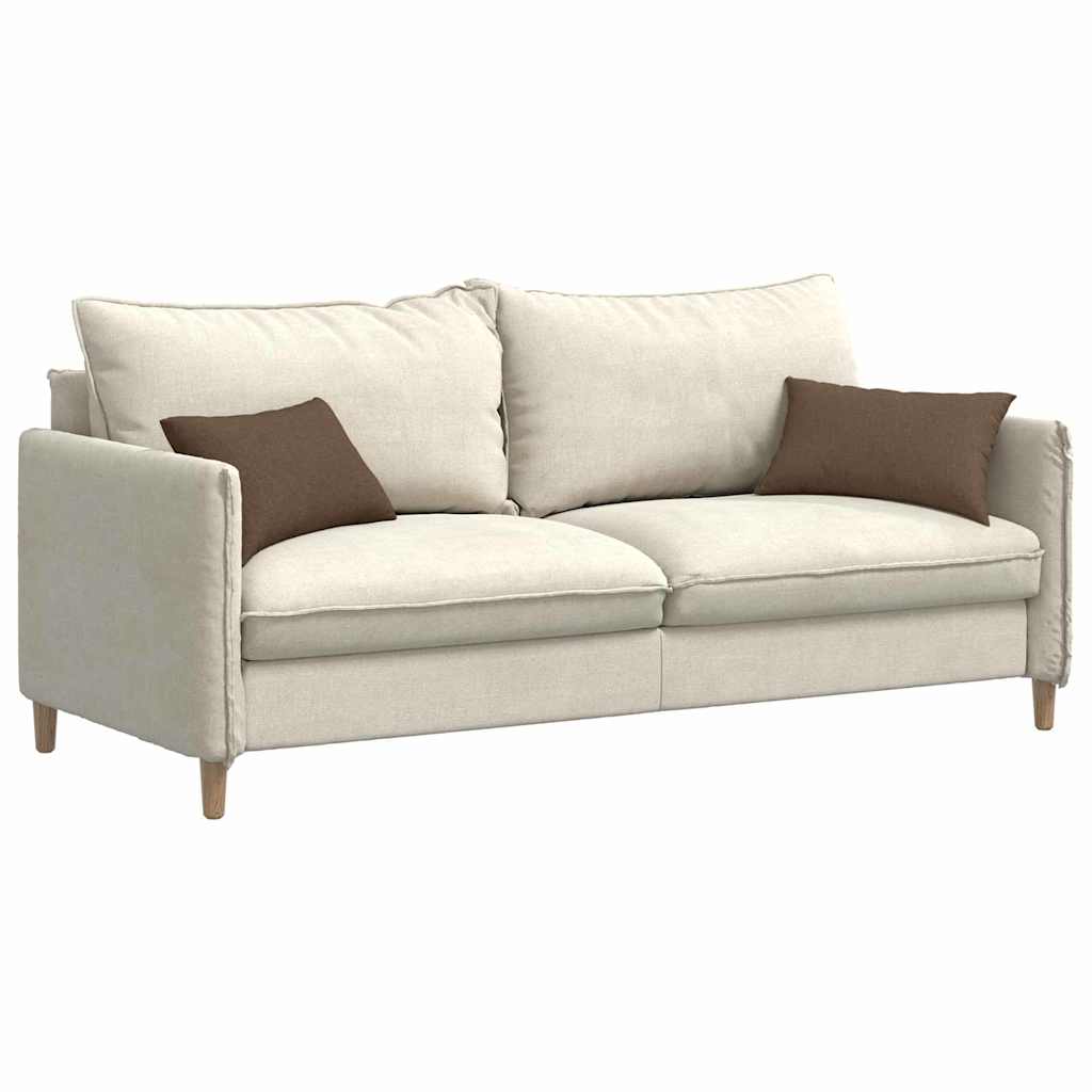 vidaXL Poduszki na sofę 2 pcs Brązowy 50 x 30 cm tkanina