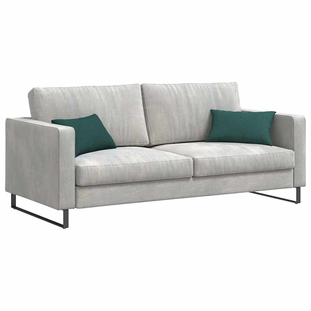 vidaXL Poduszki na sofę 2 pcs Ciemna zieleń 50 x 30 cm tkanina