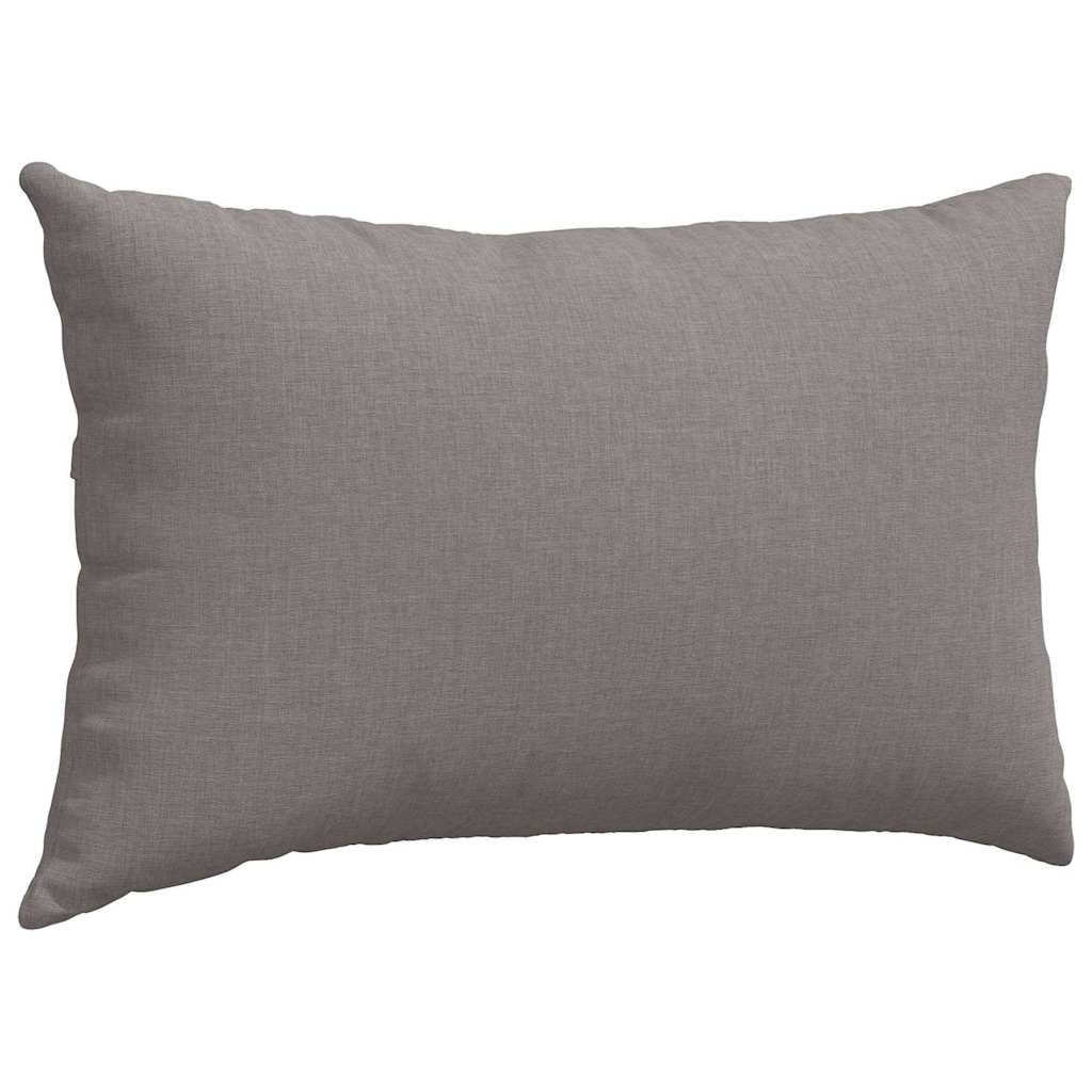 vidaXL Poduszki na sofę 2 pcs Ciemnoszary 50 x 30 cm tkanina