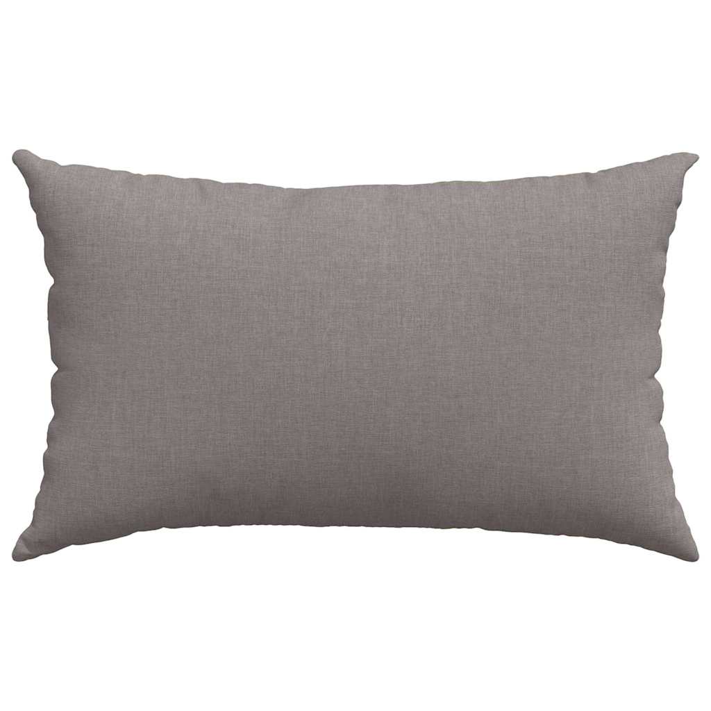 vidaXL Poduszki na sofę 2 pcs Ciemnoszary 50 x 30 cm tkanina