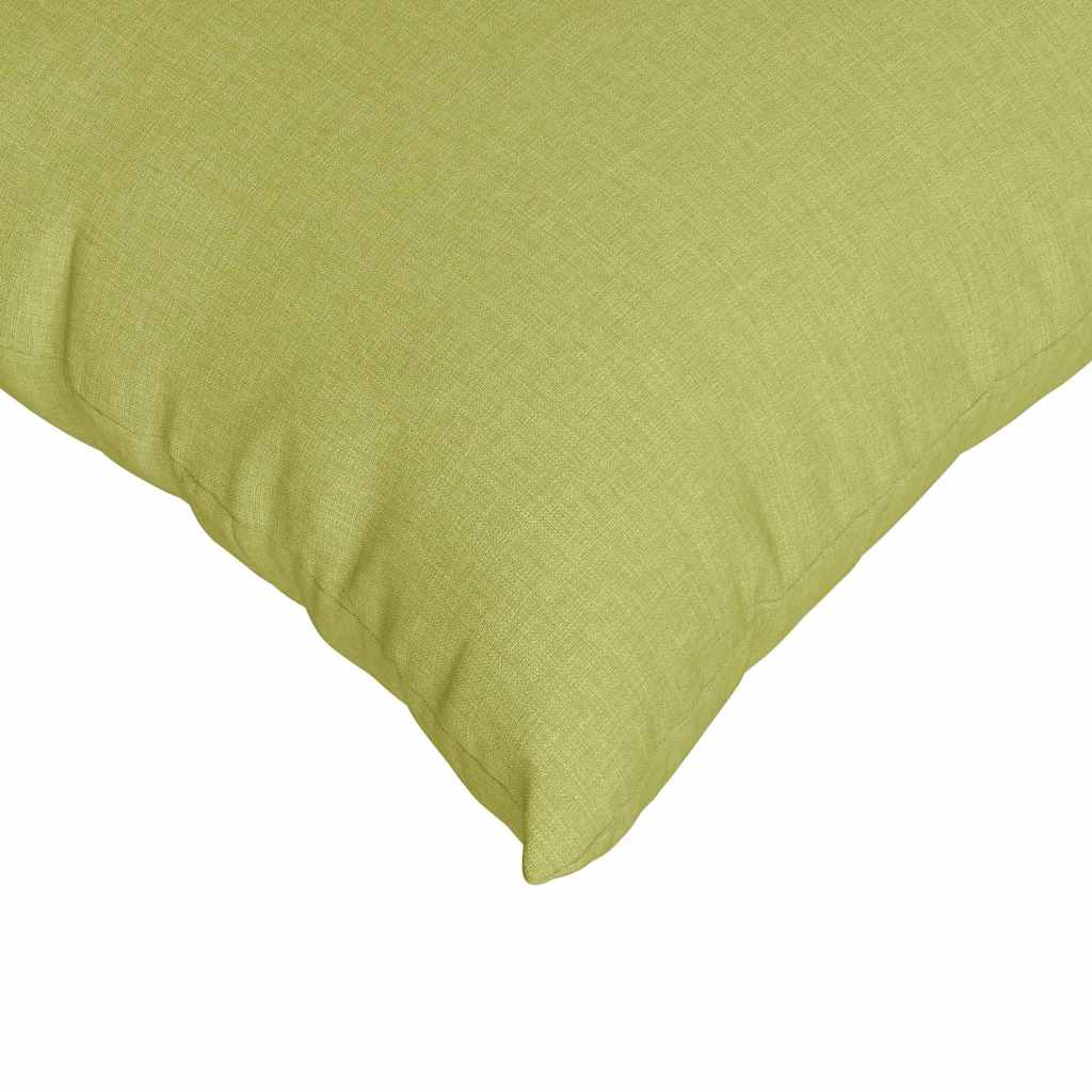 vidaXL Poduszki na sofę 2 pcs Jasnozielony 50 x 30 cm tkanina