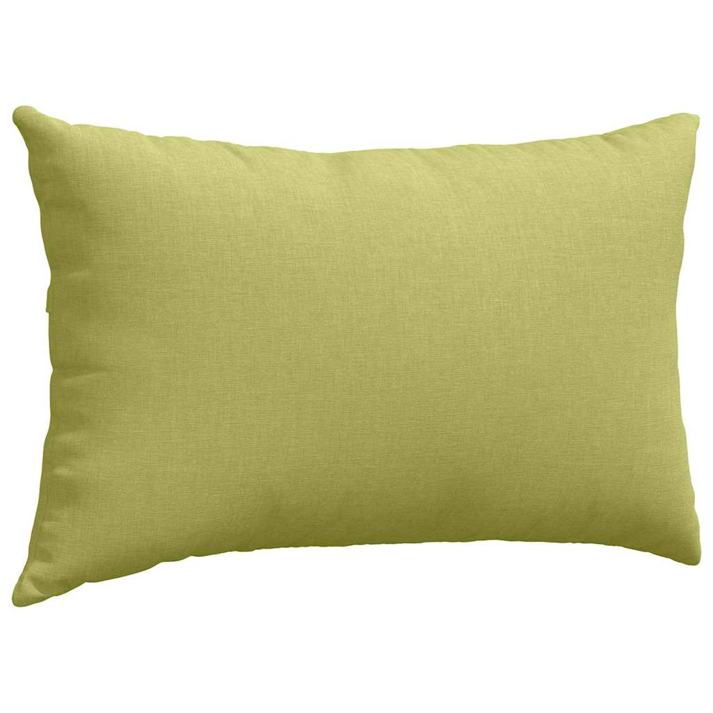 vidaXL Poduszki na sofę 2 pcs Jasnozielony 50 x 30 cm tkanina