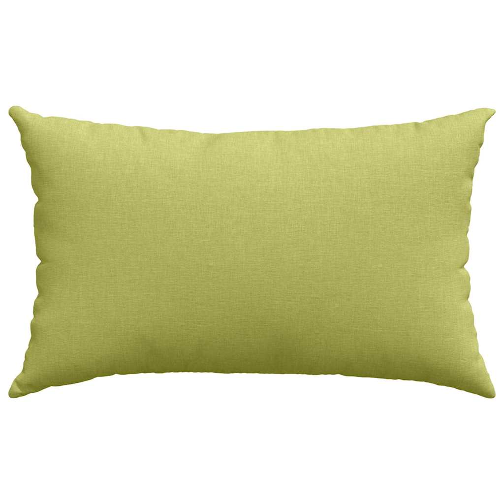 vidaXL Poduszki na sofę 2 pcs Jasnozielony 50 x 30 cm tkanina
