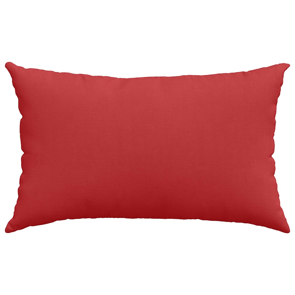 vidaXL Poduszki na sofę 2 pcs Czerwony 50 x 30 cm tkanina