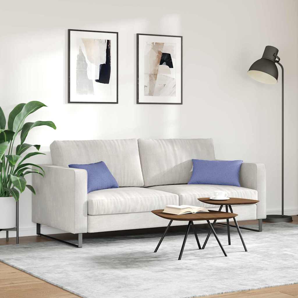 vidaXL Poduszki na sofę 2 pcs Niebieski dżins 50 x 30 cm tkanina