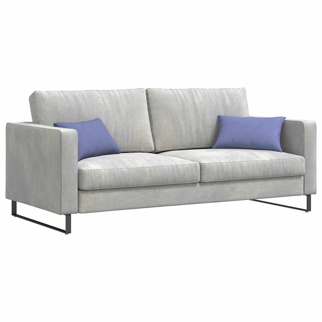 vidaXL Poduszki na sofę 2 pcs Niebieski dżins 50 x 30 cm tkanina