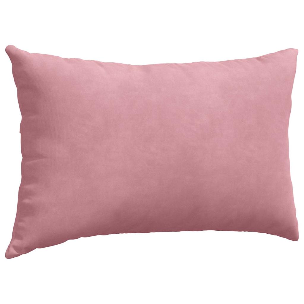vidaXL Poduszki na sofę 2 pcs Różowy 50 x 30 cm Tkanina sztruksowa