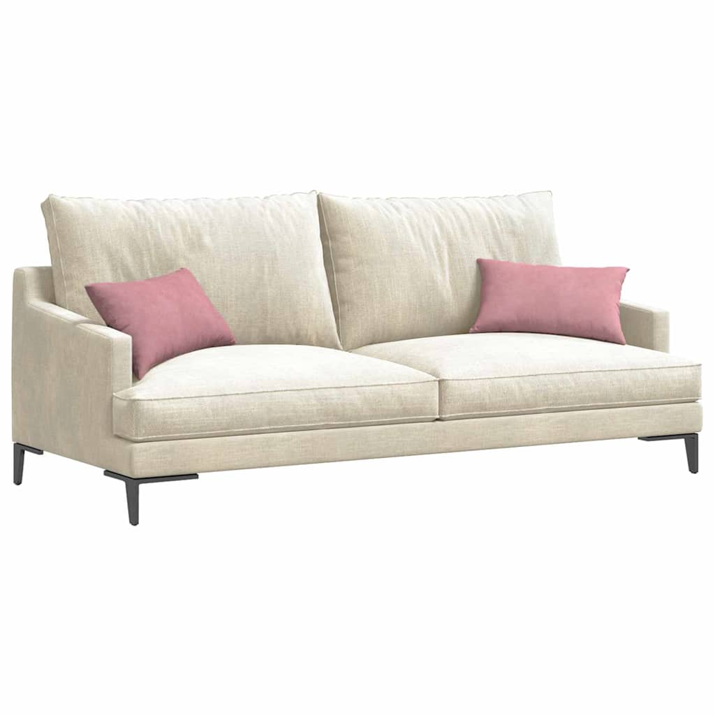 vidaXL Poduszki na sofę 2 pcs Różowy 50 x 30 cm Tkanina sztruksowa