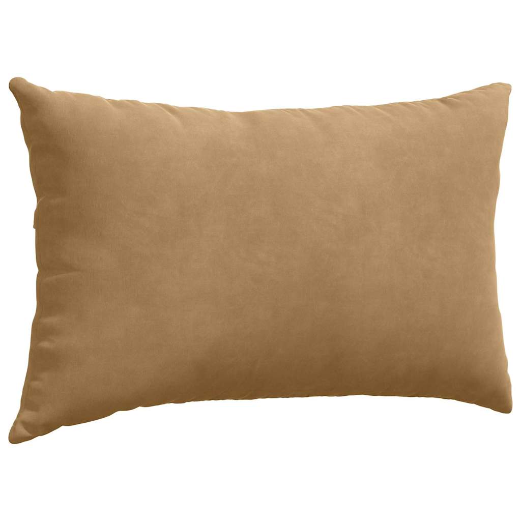 vidaXL Poduszki na sofę 2 pcs Brązowy 50 x 30 cm Tkanina sztruksowa