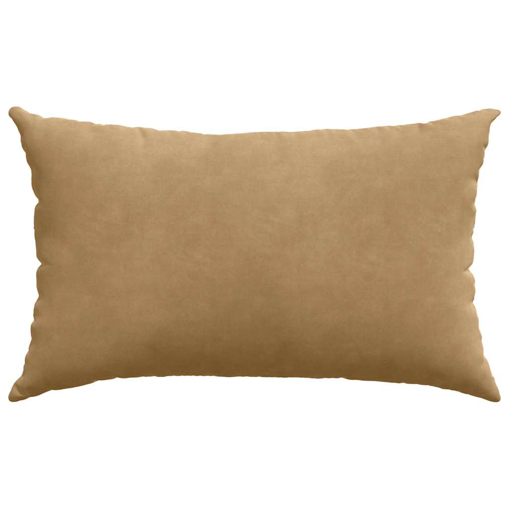 vidaXL Poduszki na sofę 2 pcs Brązowy 50 x 30 cm Tkanina sztruksowa
