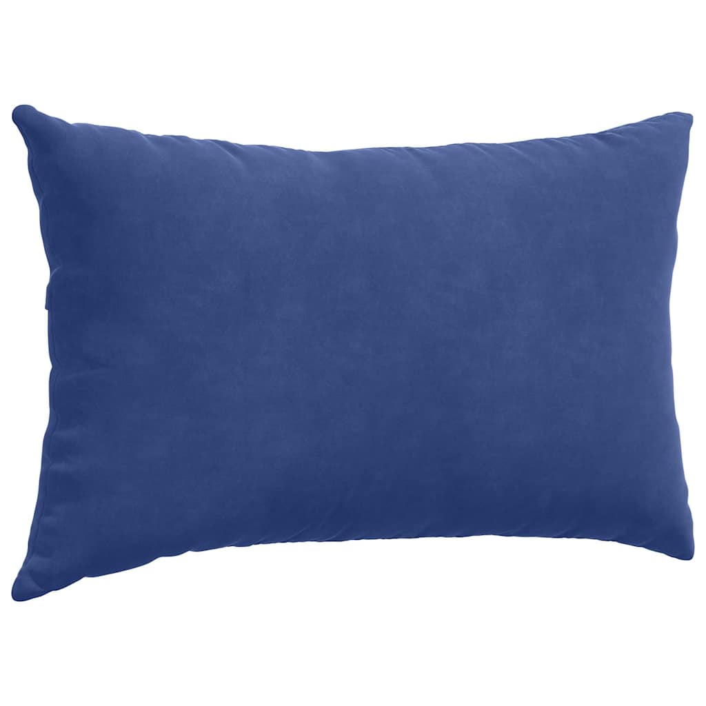 vidaXL Poduszki na sofę 2 pcs Niebieski policyjny 50 x 30 cm