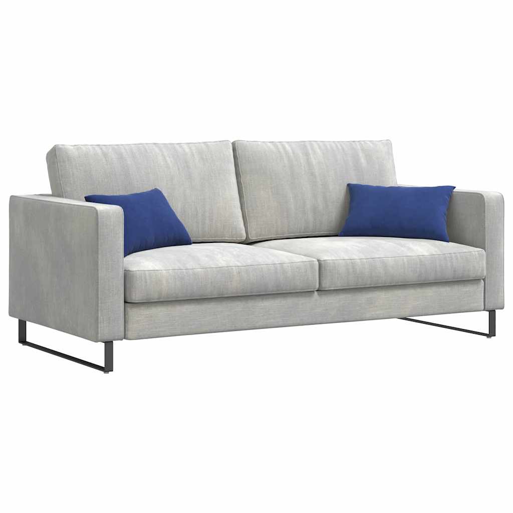 vidaXL Poduszki na sofę 2 pcs Niebieski policyjny 50 x 30 cm