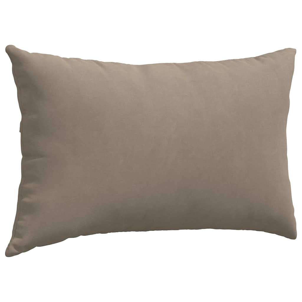 vidaXL Poduszki na sofę 2 pcs Ciemnoszary 50 x 30 cm tkanina