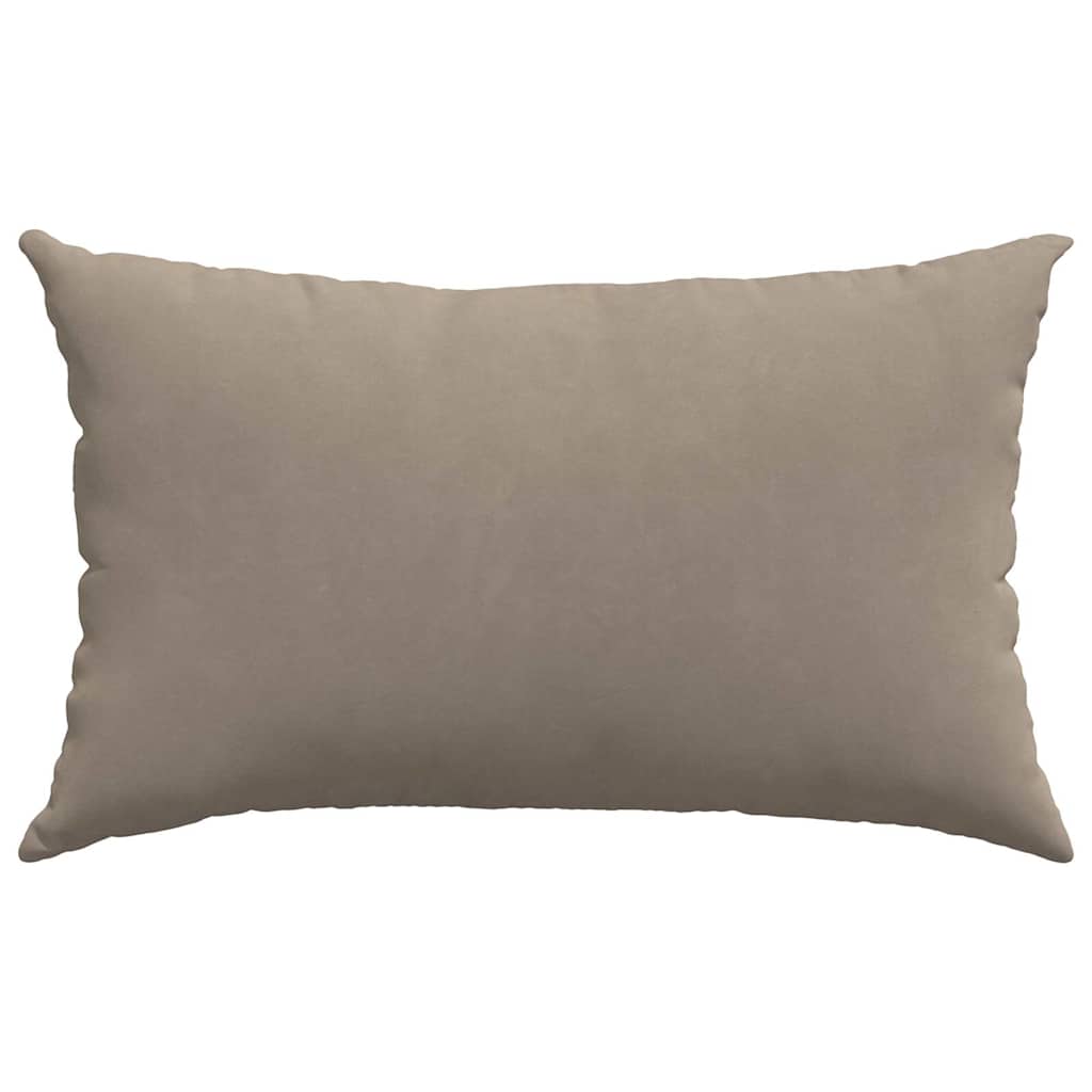 vidaXL Poduszki na sofę 2 pcs Ciemnoszary 50 x 30 cm tkanina