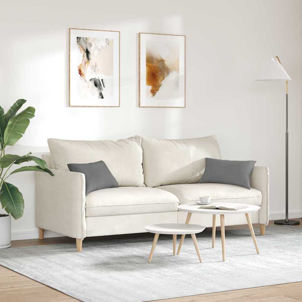 vidaXL Poduszki na sofę 2 pcs Ciemnoszary 50 x 30 cm tkanina