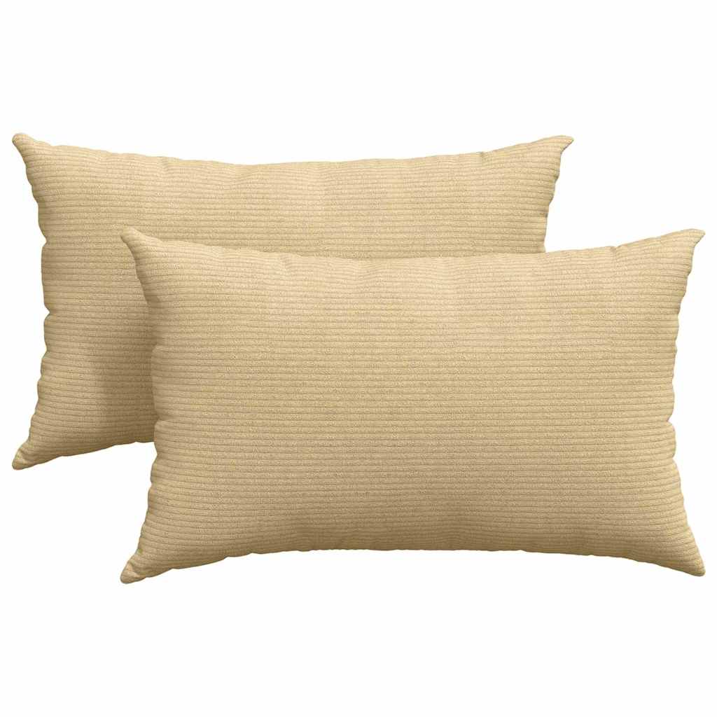 vidaXL Poduszki na sofę 2 pcs Szary zielony 50 x 30 cm