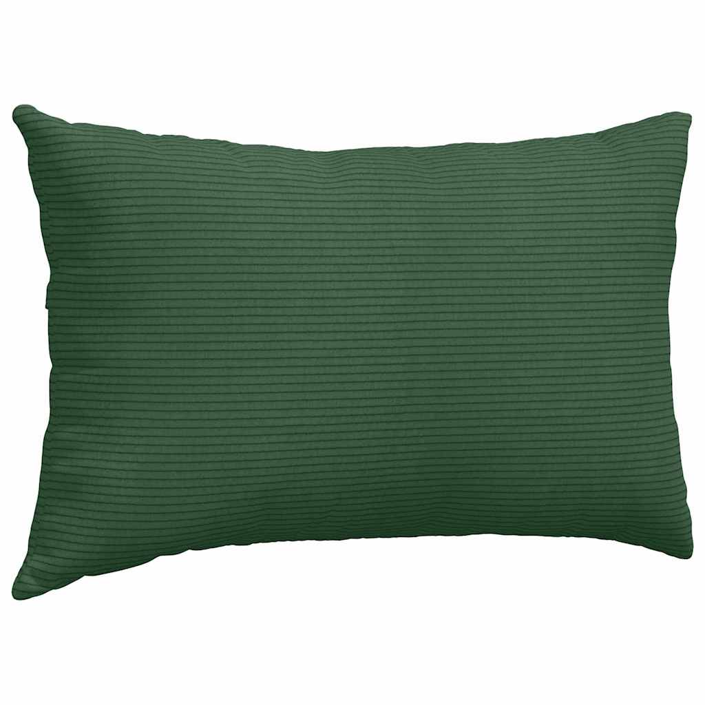 vidaXL Poduszki na sofę 2 pcs Ciemna zieleń 50 x 30 cm