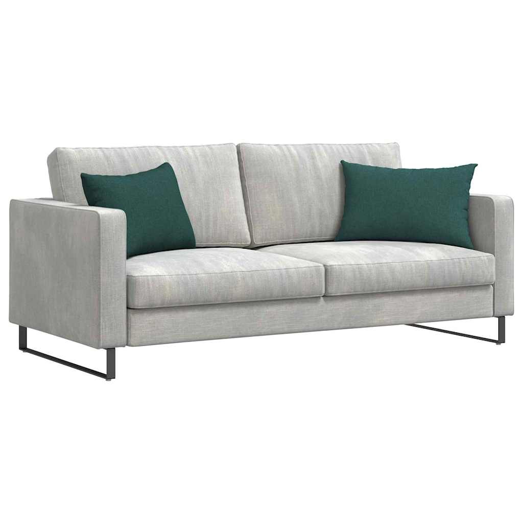 vidaXL Poduszki na sofę 2 pcs Ciemna zieleń 60 x 40 cm tkanina