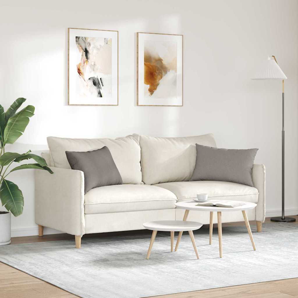 vidaXL Poduszki na sofę 2 pcs Ciemnoszary 60 x 40 cm tkanina