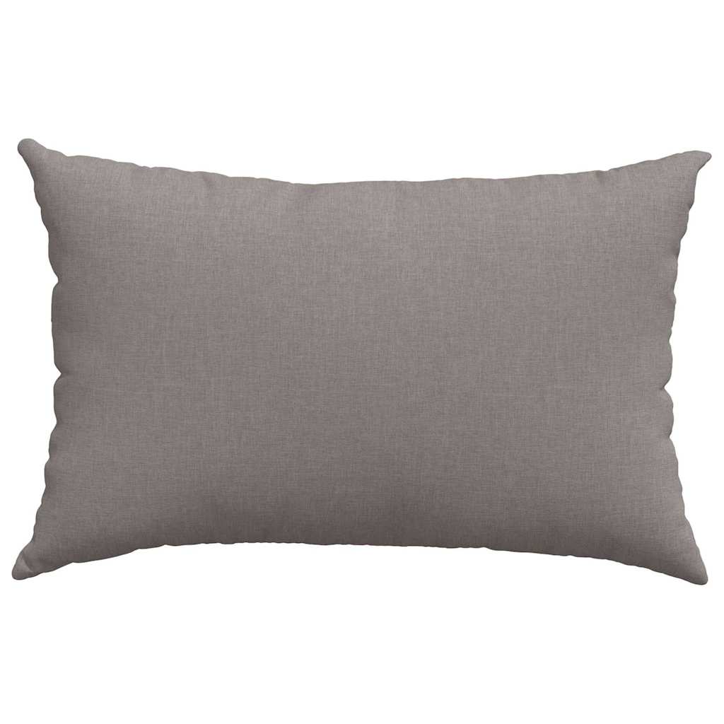 vidaXL Poduszki na sofę 2 pcs Ciemnoszary 60 x 40 cm tkanina