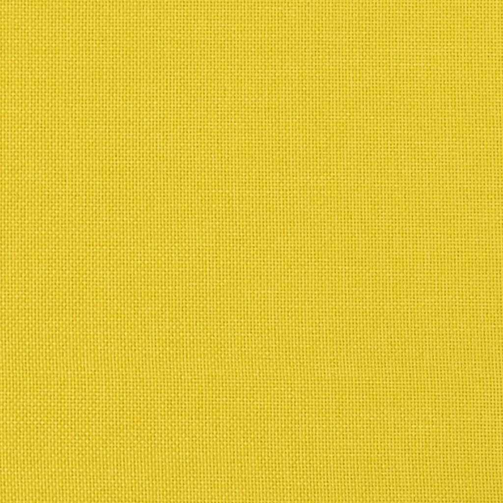 vidaXL Poduszki na sofę 2 pcs Jasnożółty 60 x 40 cm tkanina