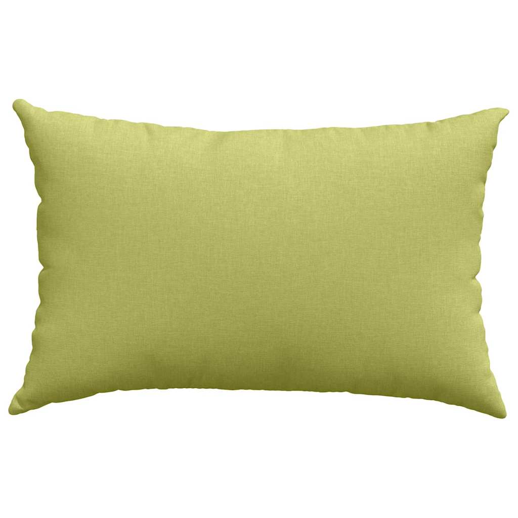 vidaXL Poduszki na sofę 2 pcs Jasnozielony 60 x 40 cm tkanina