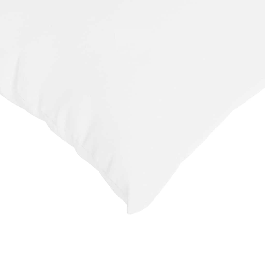 vidaXL Poduszki na sofę 2 pcs Biały 60 x 40 cm tkanina