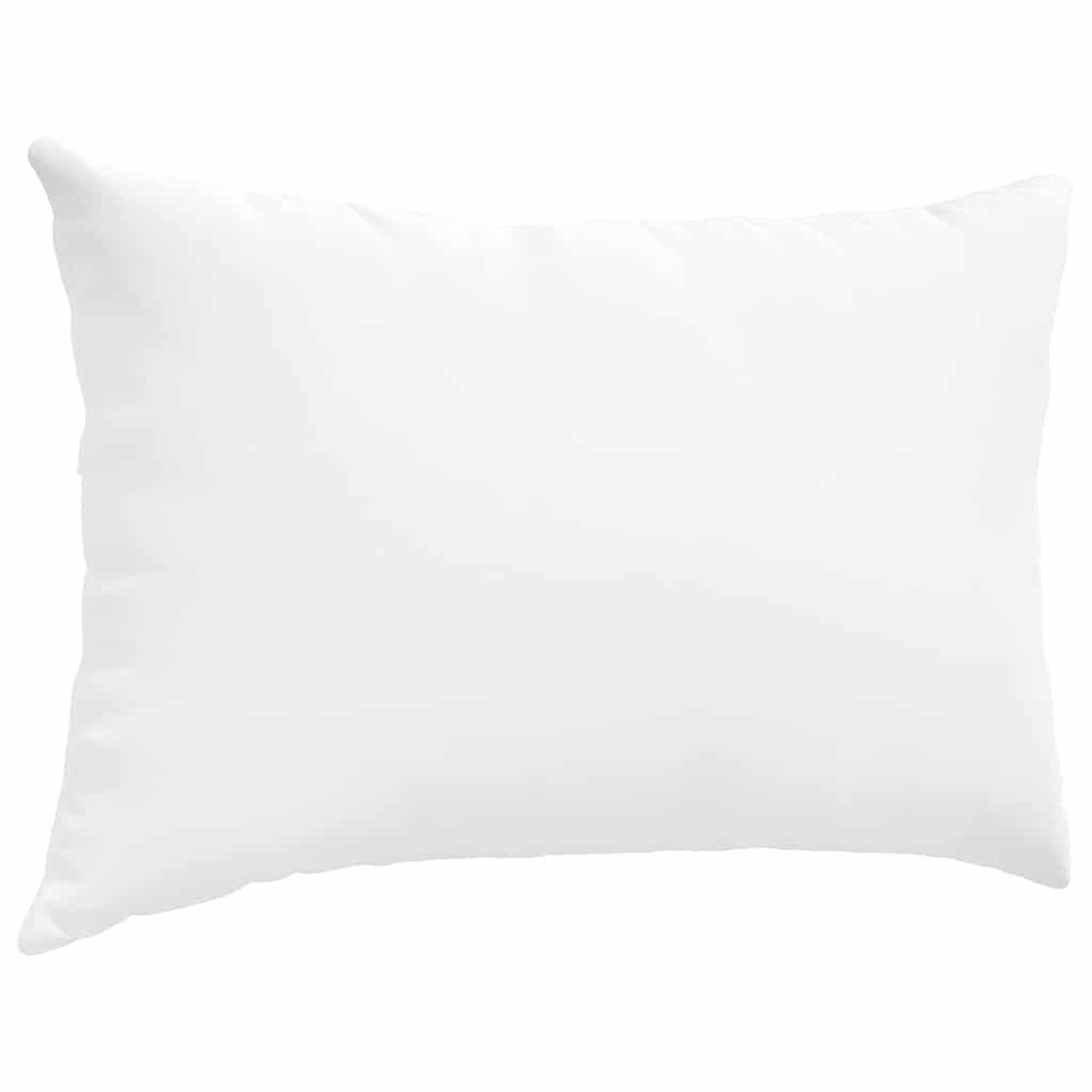 vidaXL Poduszki na sofę 2 pcs Biały 60 x 40 cm tkanina