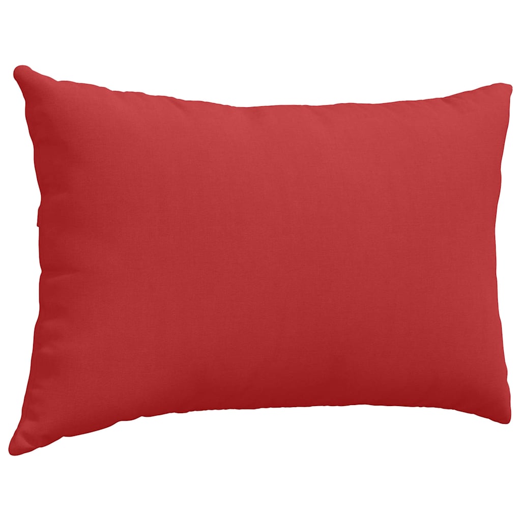 vidaXL Poduszki na sofę 2 pcs Czerwony 60 x 40 cm tkanina