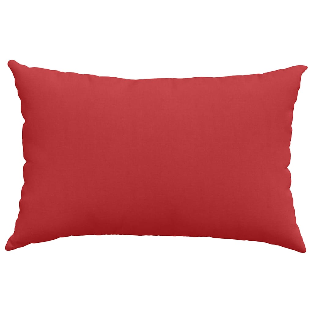 vidaXL Poduszki na sofę 2 pcs Czerwony 60 x 40 cm tkanina