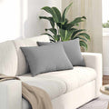vidaXL Poduszki na sofę 2 pcs Szary chmur 60 x 40 cm tkanina