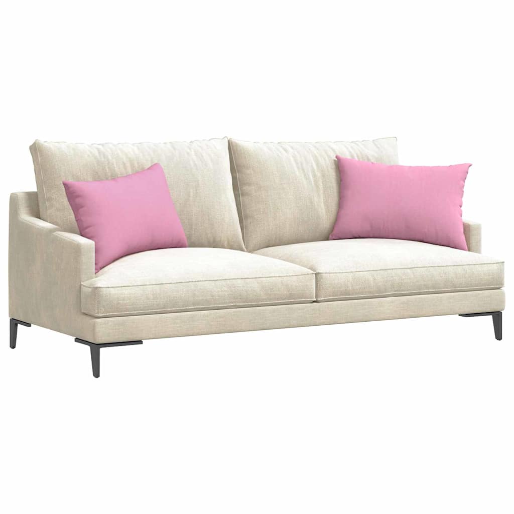 vidaXL Poduszki na sofę 2 pcs Różowy 60 x 40 cm tkanina