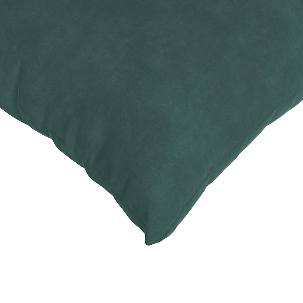 vidaXL Poduszki na sofę 2 pcs Ciemnozielony 60 x 40 cm