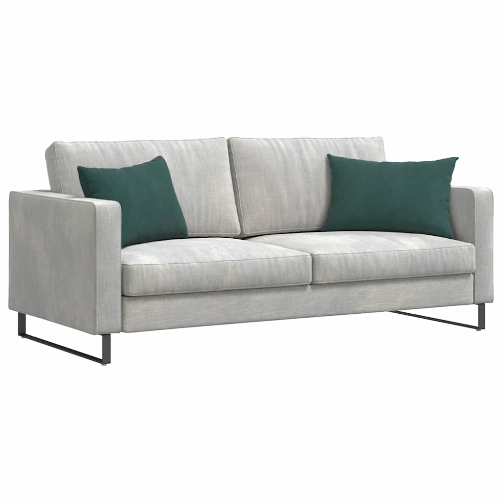 vidaXL Poduszki na sofę 2 pcs Ciemnozielony 60 x 40 cm
