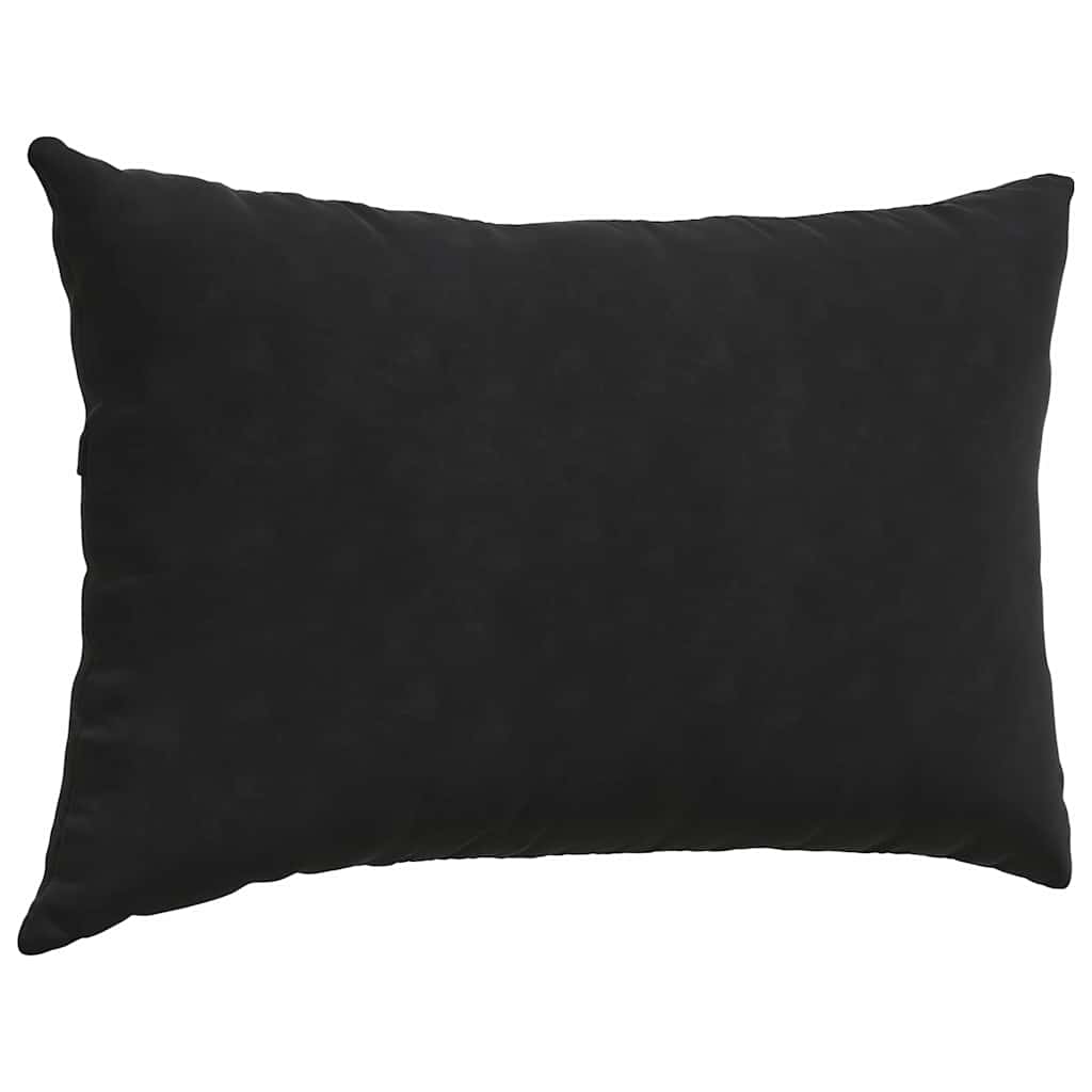 vidaXL Poduszki na sofę 2 pcs Czarny 60 x 40 cm Tkanina sztruksowa